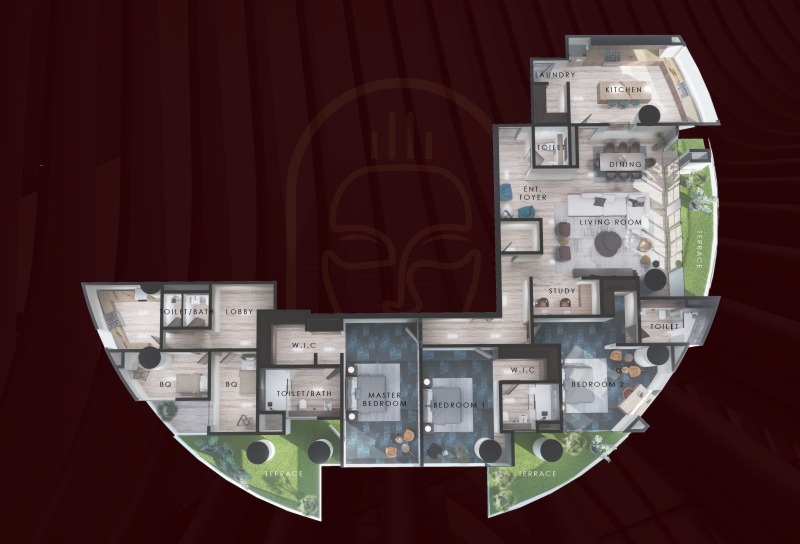TAA-3 Bedroom-Layout